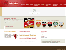 Tablet Screenshot of frigorificomercosul.com.br